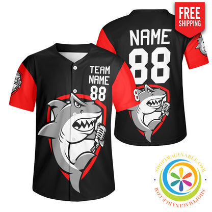 Sharks Unisex Baseball Jersey