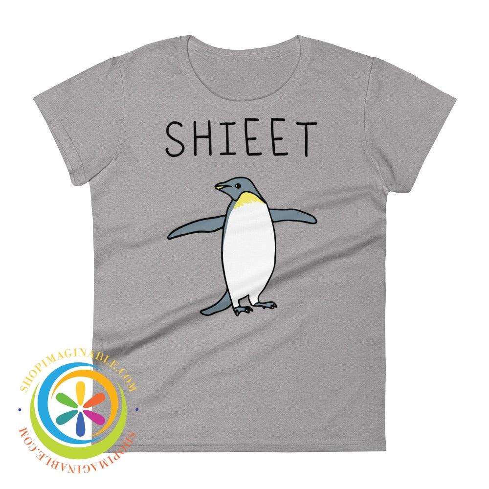 Shieet A Penguin Ladies T-Shirt Classic Heather Grey / S T-Shirt