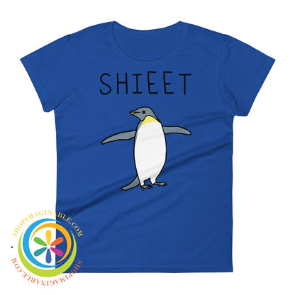 Shieet A Penguin Ladies T-Shirt Classic Royal Blue / S T-Shirt