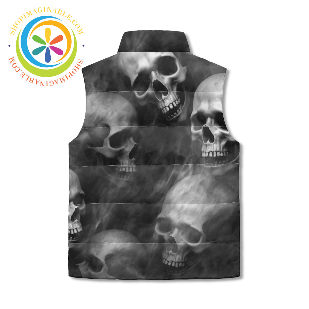 Smoky Skulls Puffer Vest