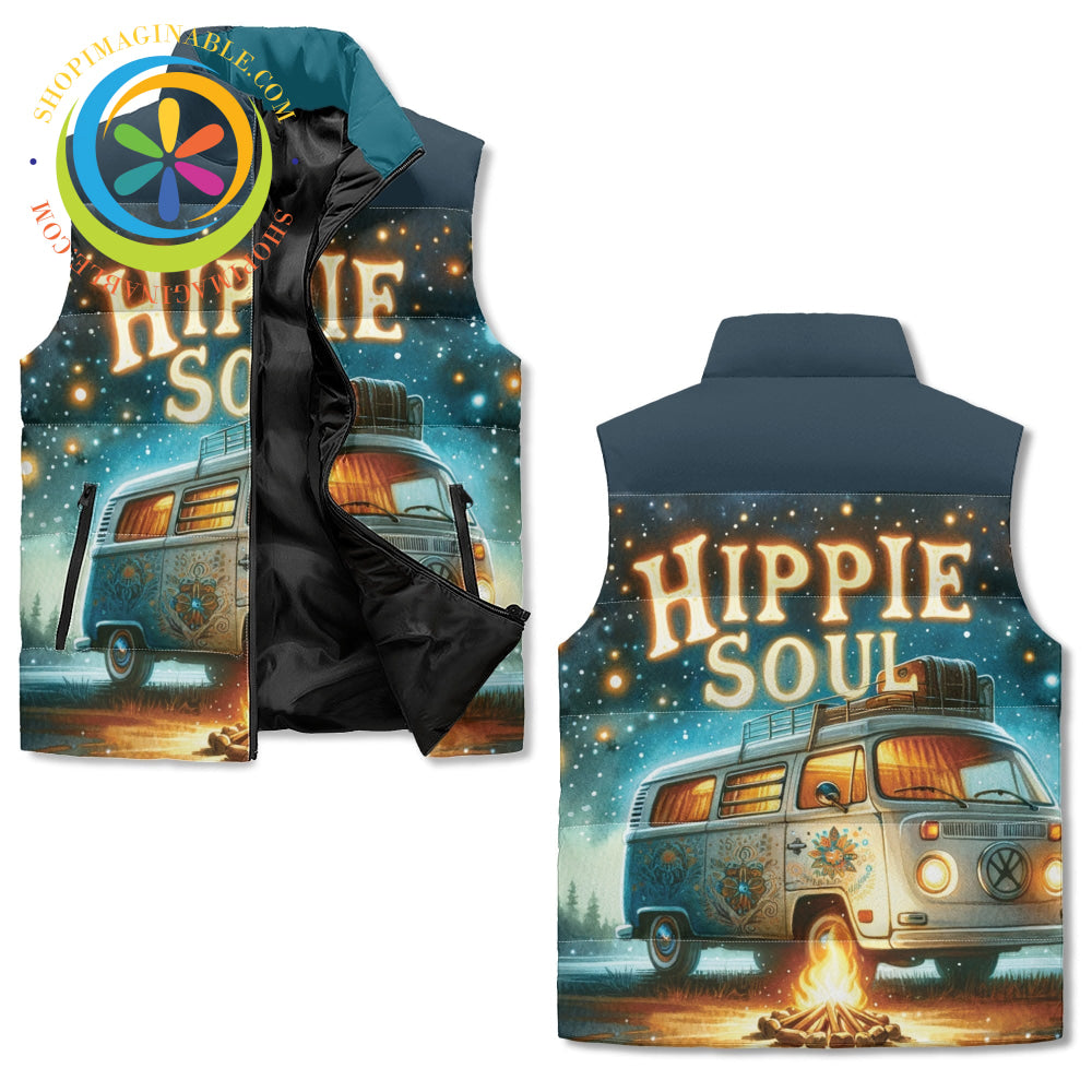 Soul Of A Hippie Puffer Vest