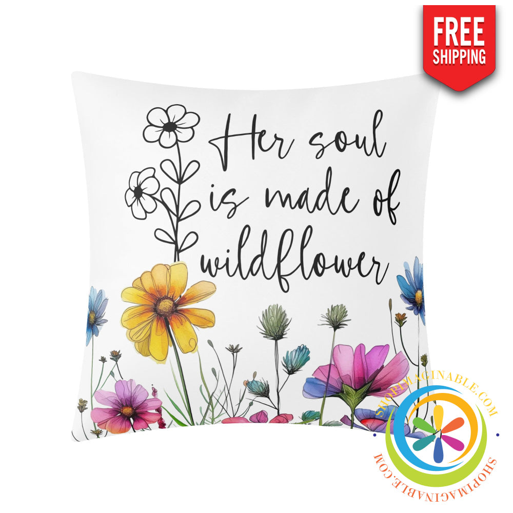 Soul Of Wildflowers Pillow Cover
