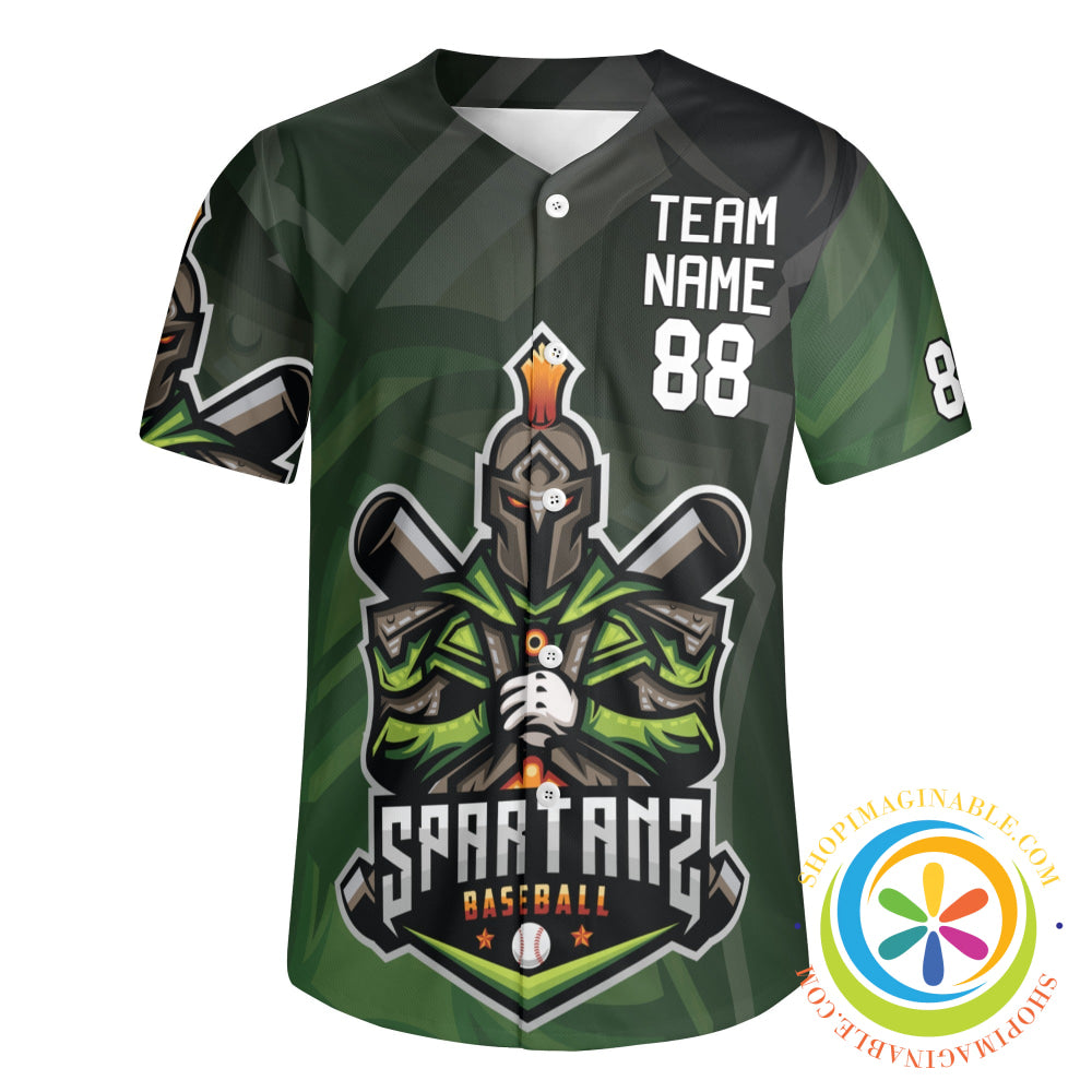 Spartans Unisex Baseball Jersey