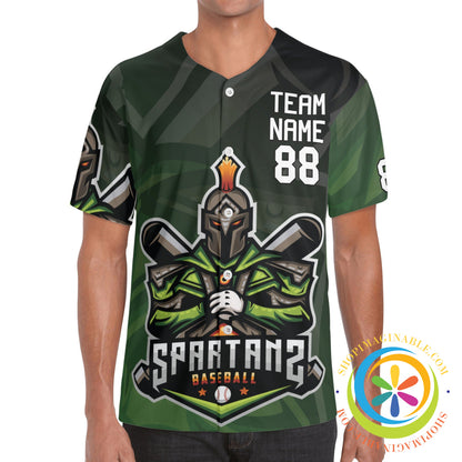 Spartans Unisex Baseball Jersey