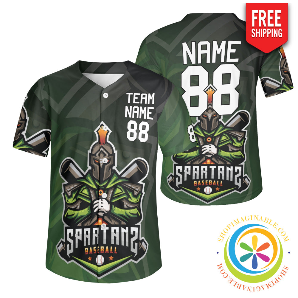 Spartans Unisex Baseball Jersey S