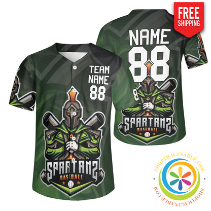 Spartans Unisex Baseball Jersey S