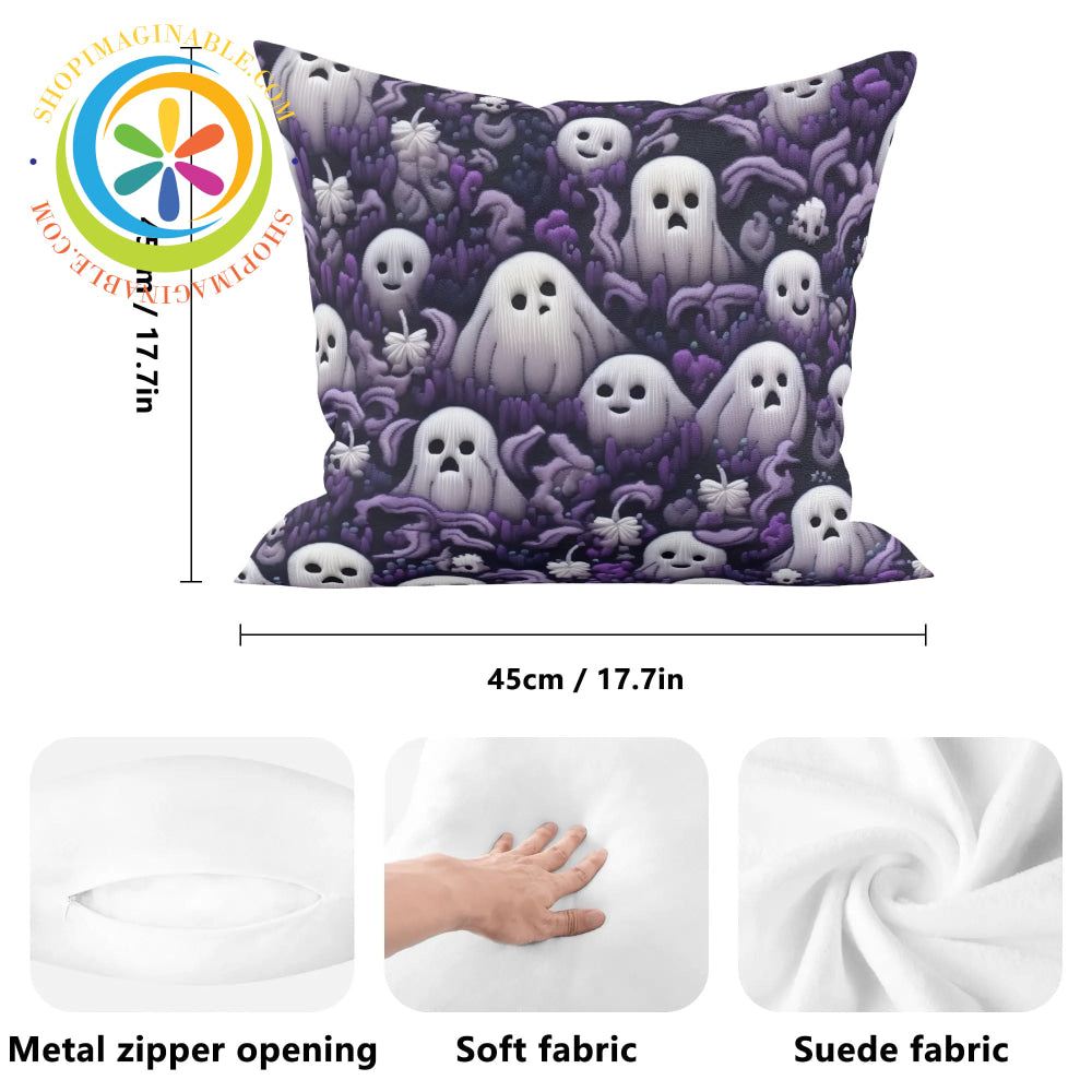 Spooky Fun Halloween Pillow Cover