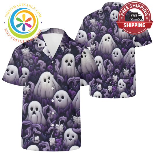 Spooky Halloween Hawaiian Casual Shirt