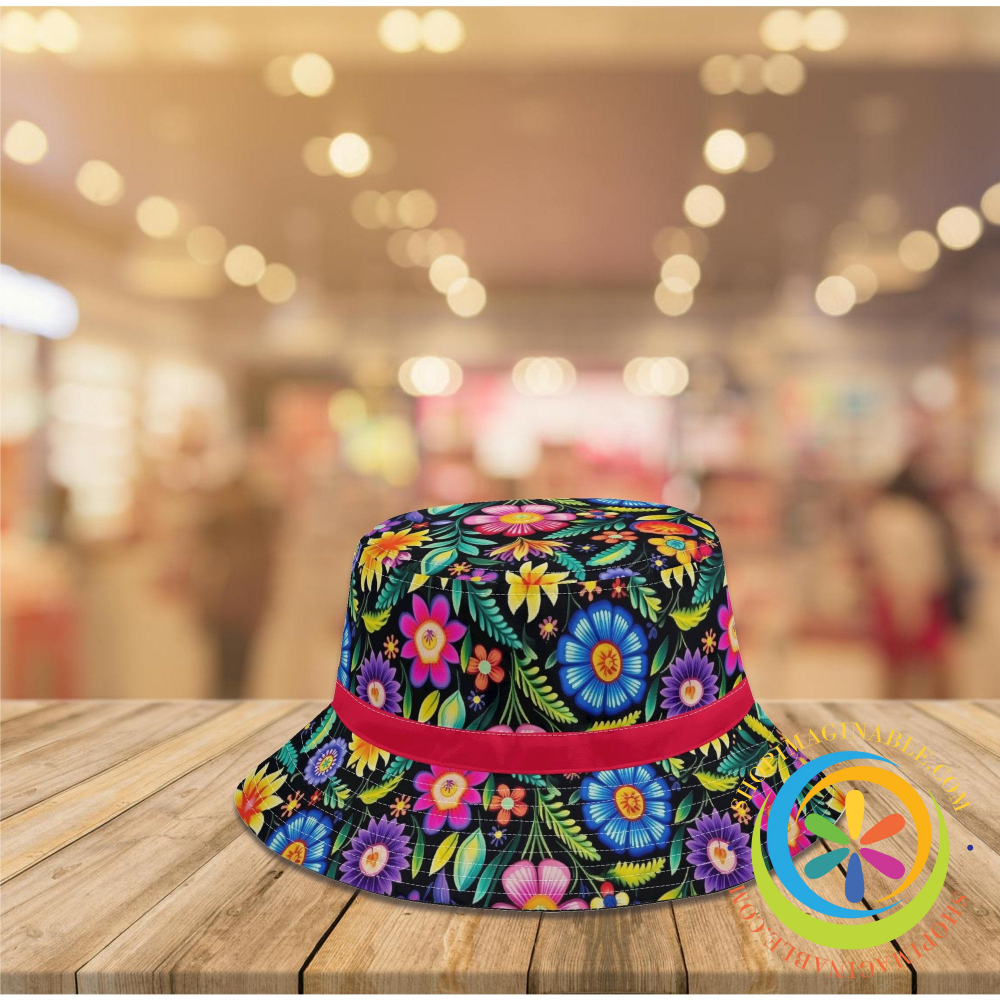 Spring Garden Flowers Bucket Hat