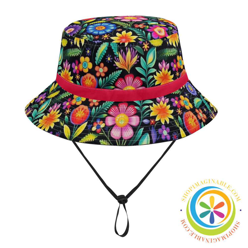 Spring Garden Flowers Bucket Hat