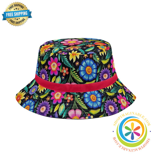 Spring Garden Flowers Bucket Hat S