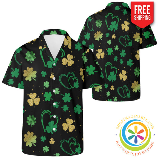 St. Patricks Day Hawaiian Casual Shirt 2Xs Hawaiian