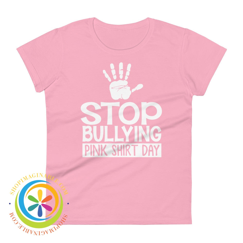 Stop Bully Pink T-Shirt Day Unisex Teachers Tee S T-Shirt