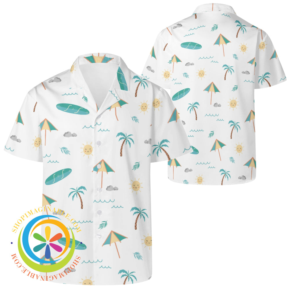 Summer Days Hawaiian Casual Shirt 2Xs