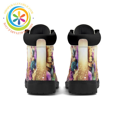 Sunflower Floral Ladies Boots