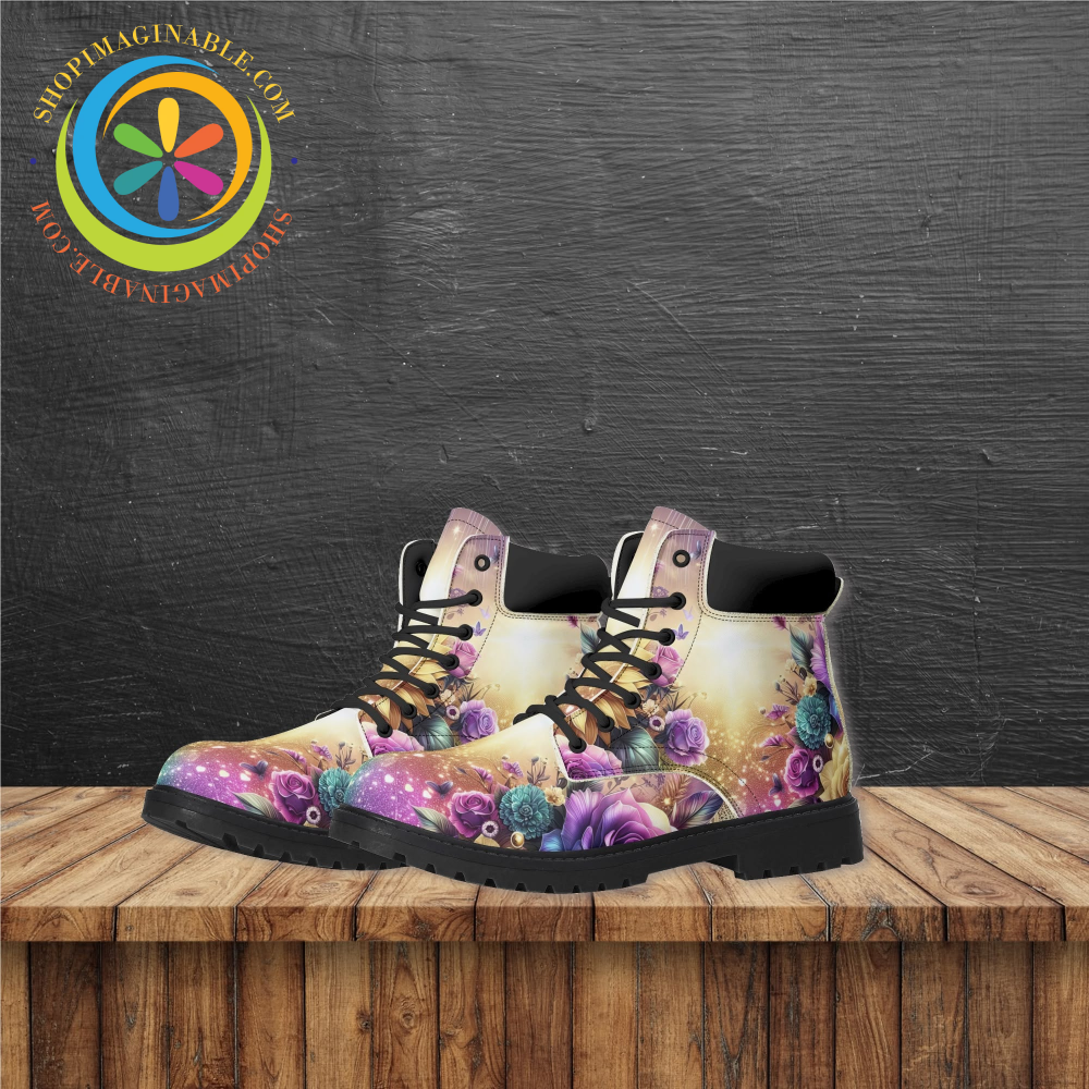 Sunflower Floral Ladies Boots