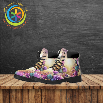 Sunflower Floral Ladies Boots