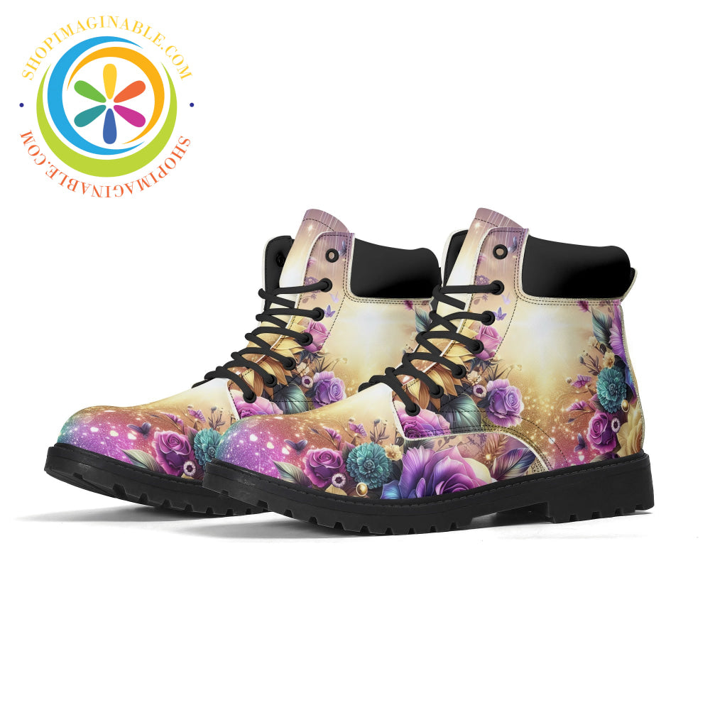 Sunflower Floral Ladies Boots