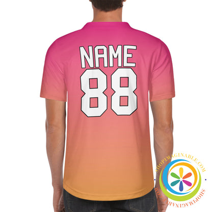 Sunset Gradient Unisex Baseball Jersey