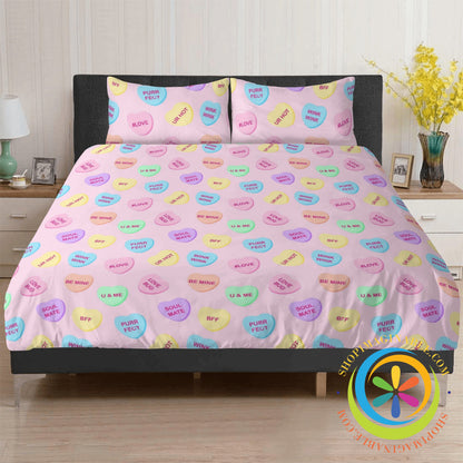 Sweet Tart Hearts Bedding Set-ShopImaginable.com