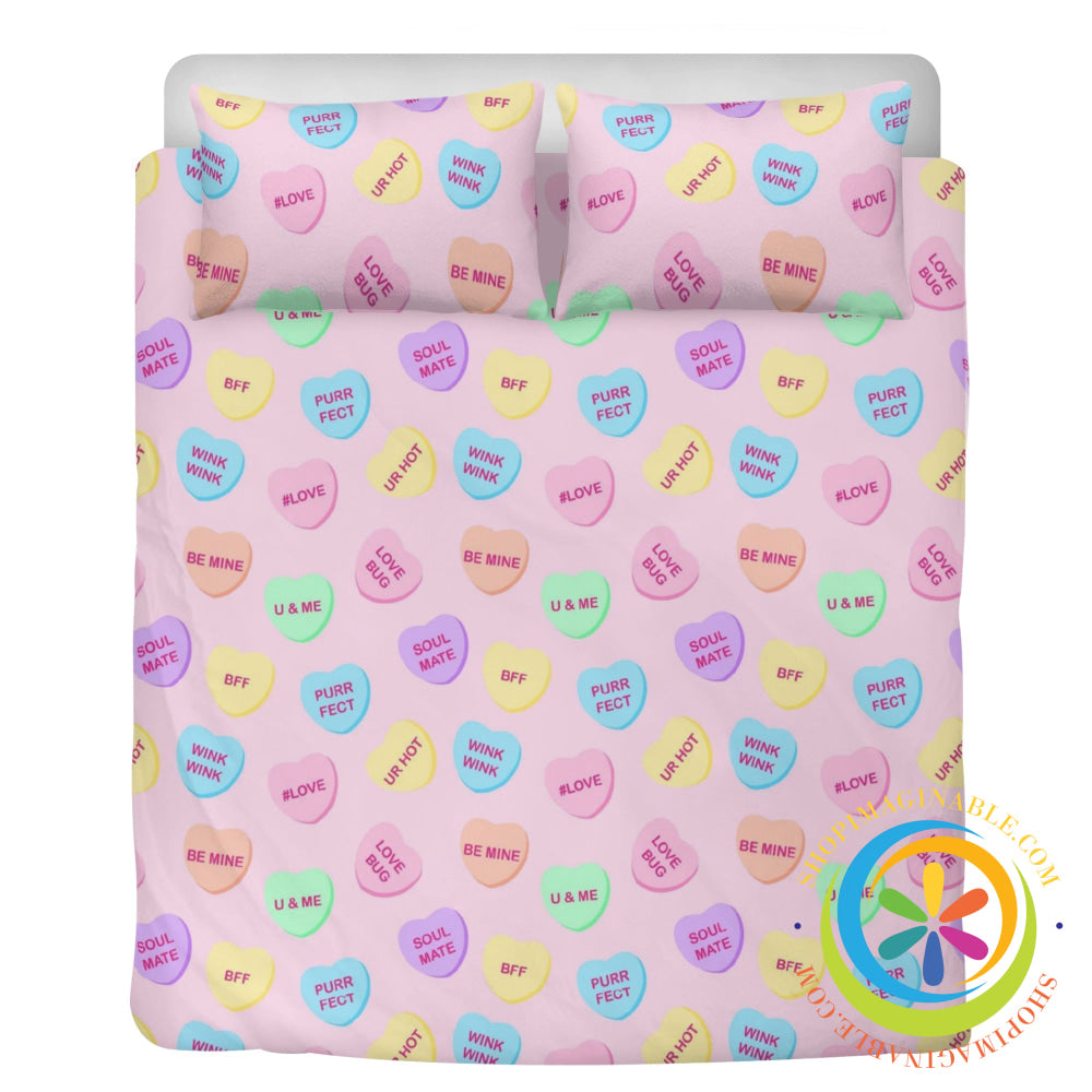 Sweet Tart Hearts Bedding Set-ShopImaginable.com