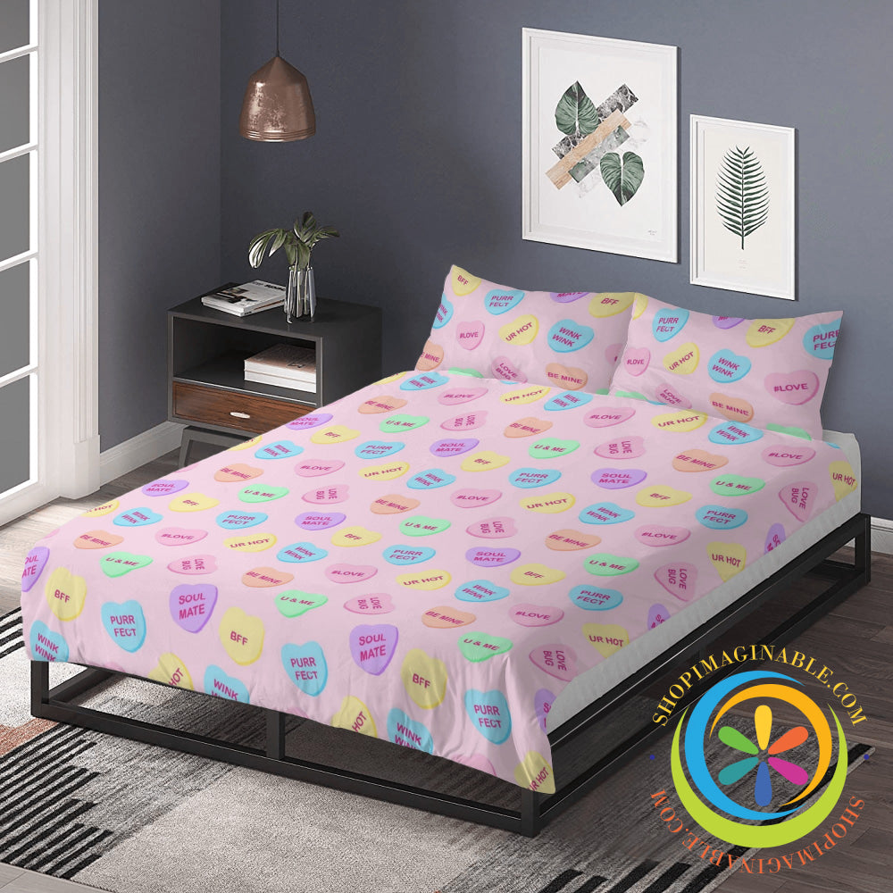 Sweet Tart Hearts Bedding Set