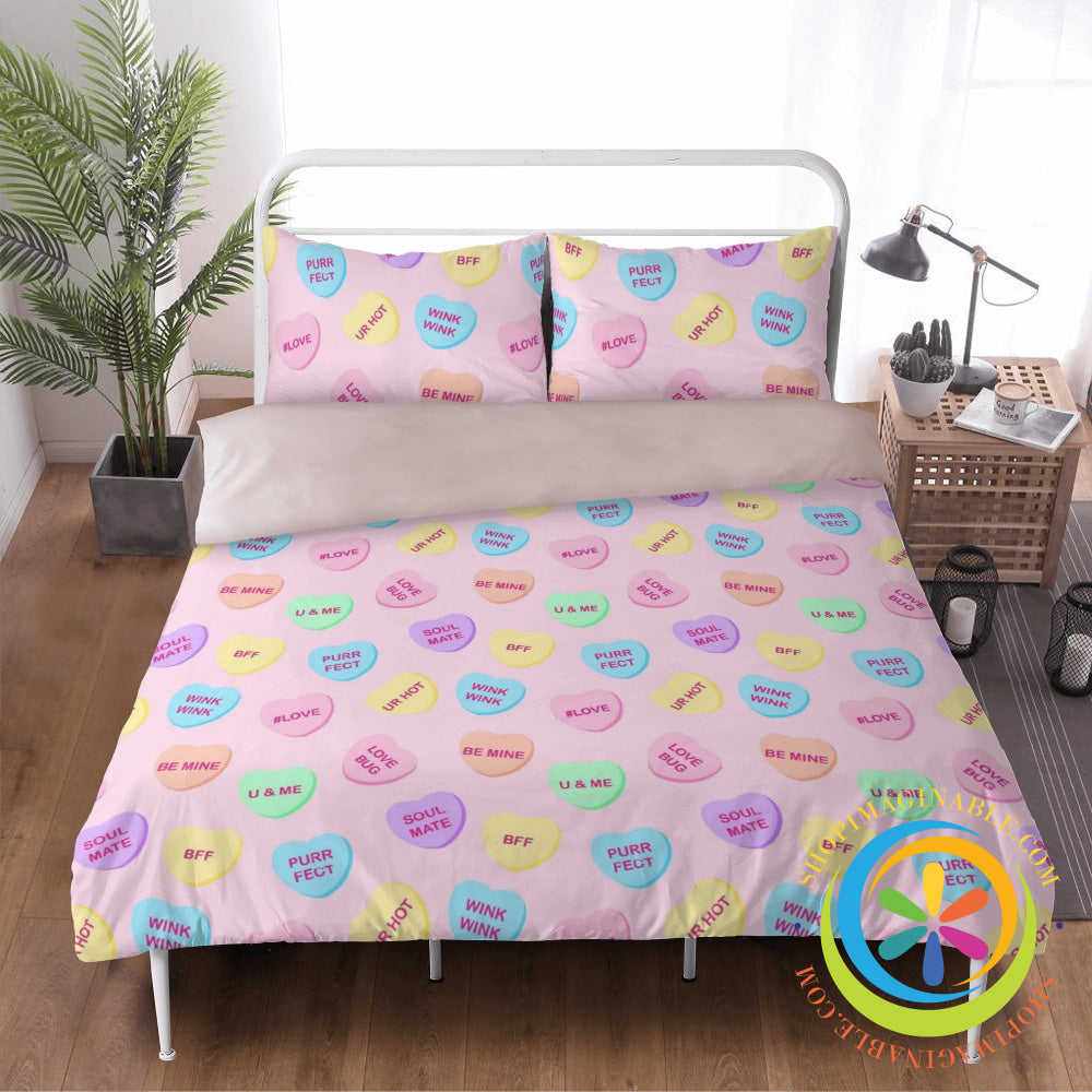 Sweet Tart Hearts Bedding Set