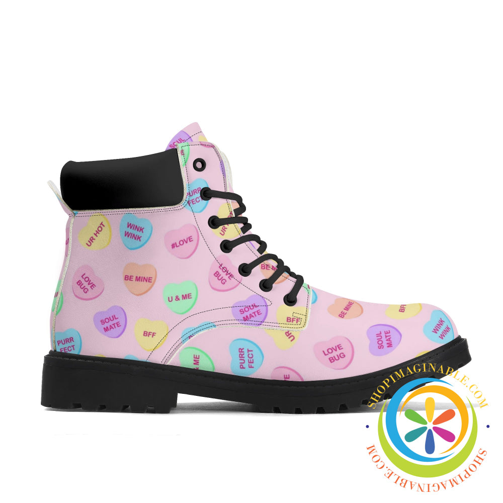 Sweet Tart Hearts Womens Boots