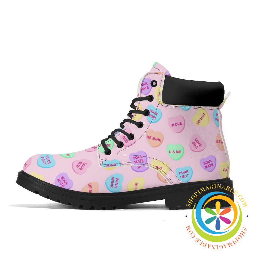 Sweet Tart Hearts Womens Boots