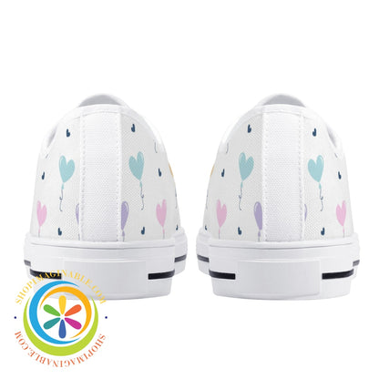 Take My Heart Ladies Low Top Canvas Shoes