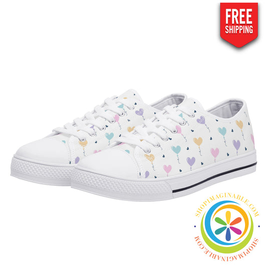 Take My Heart Ladies Low Top Canvas Shoes Us12 (Eu44)