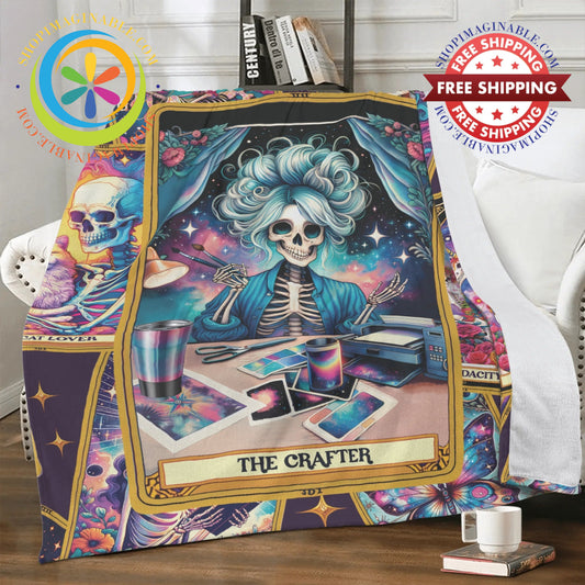 Tarot - The Crafter Premium Fleece Blanket