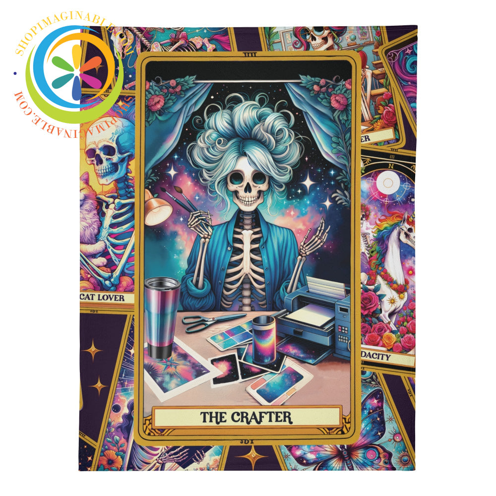 Tarot - The Crafter Premium Fleece Blanket