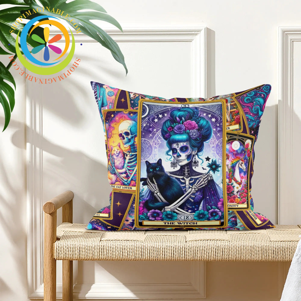 Tarot - The Witch Pillow Cover