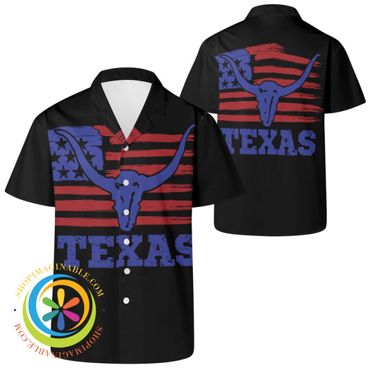 Texas Yall Hawaiian Casual Shirt 2Xs
