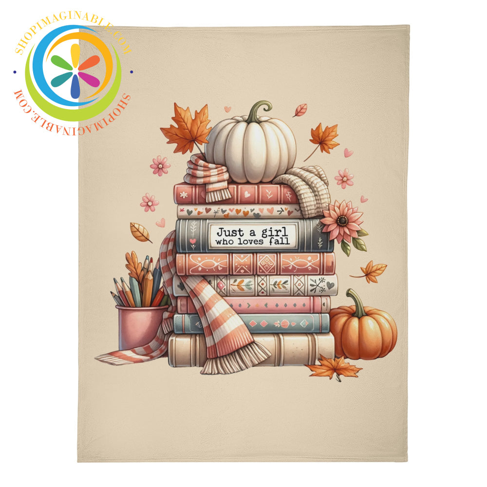 The Autumn Reader Soft Premium Fleece Blanket XS