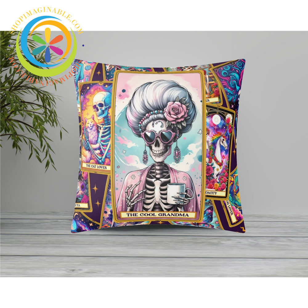 The Cool Grandma - Tarot Pillow Cover