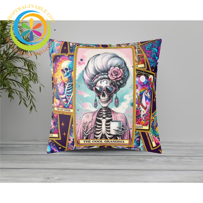 The Cool Grandma - Tarot Pillow Cover