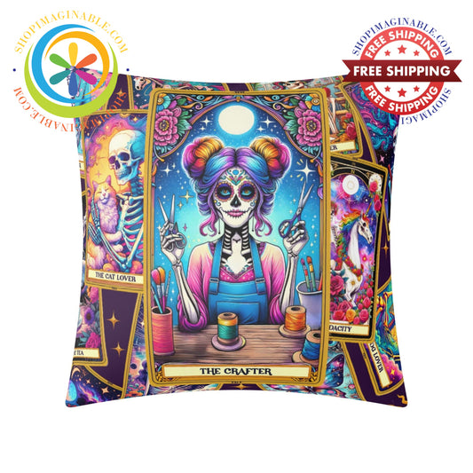 The Crafter - Tarot Pillow Cover