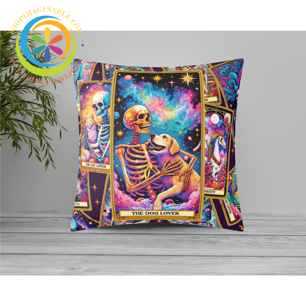 The Dog Lover Tarot Pillow Cover