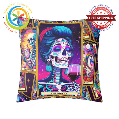 The Mood (Wine) Tarot Pillow Cover