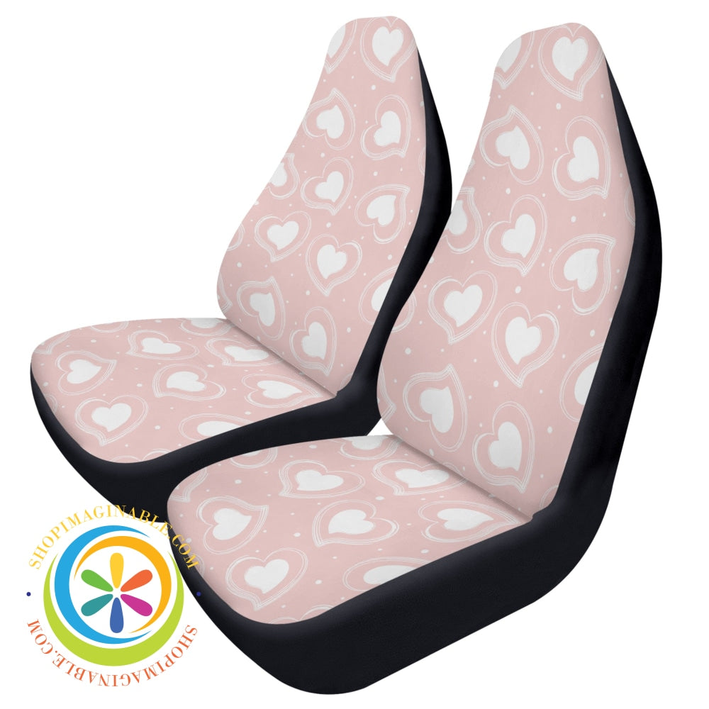 The Road To My Heart Cloth Car Seat Covers