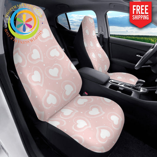 The Road To My Heart Cloth Car Seat Covers