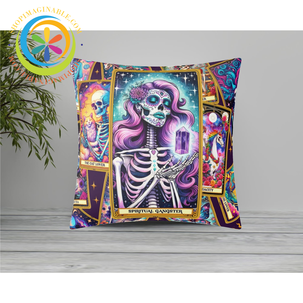 The Spiritual Gangster Tarot Card Pillow Cover