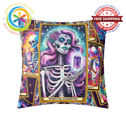 The Spiritual Gangster Tarot Card Pillow Cover