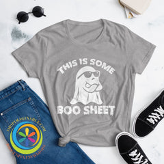 This Is Some Boo Sheet Funny Halloween Ladies T-Shirt T-Shirt