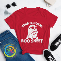 This Is Some Boo Sheet Funny Halloween Ladies T-Shirt T-Shirt