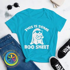 This Is Some Boo Sheet Funny Halloween Ladies T-Shirt T-Shirt