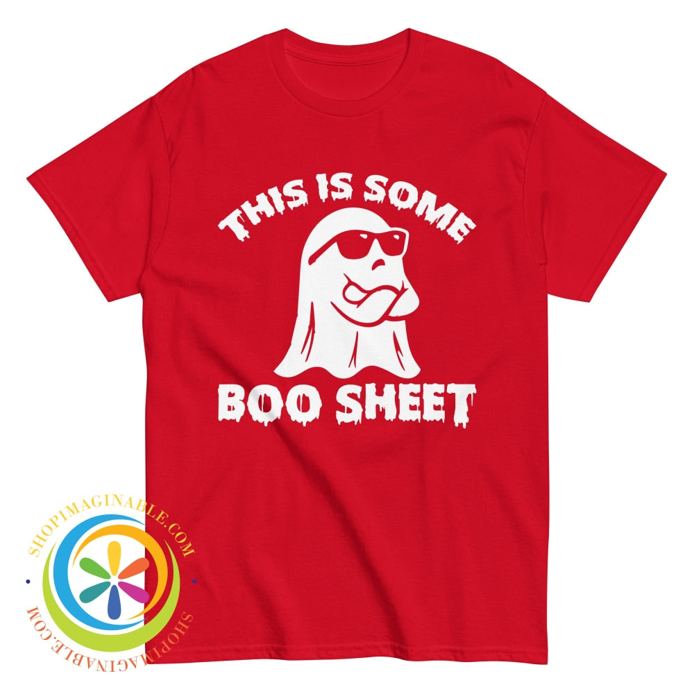 This Is Some Boo Sheet Unisex Halloween T-Shirt Red / S T-Shirt