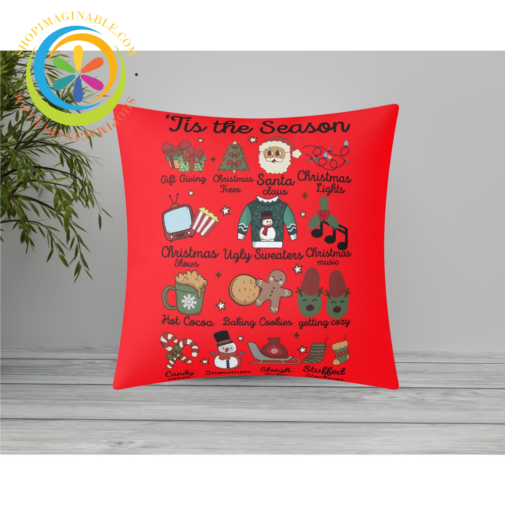 Tis The Season Christmas Pillow Cover